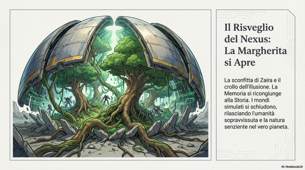 La cupola di Oblivion quando sarà il momento si aprirà come una margherita