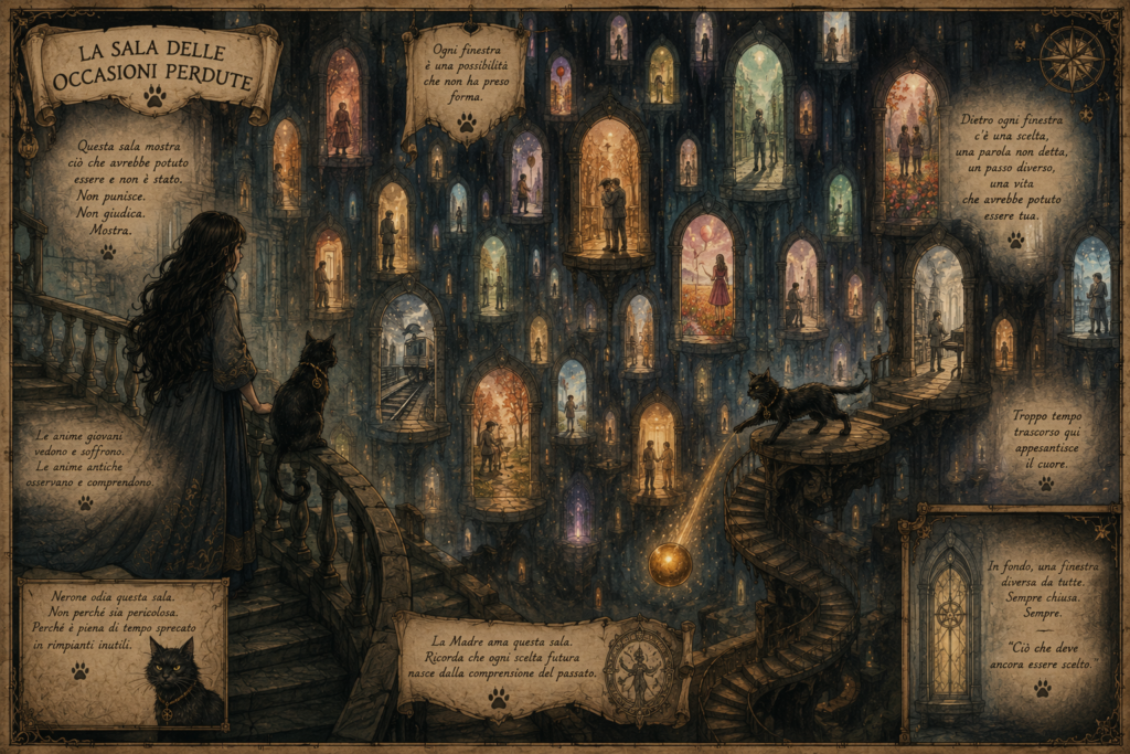 La stanza delle anime di Emeth dove Nerone guida il golem