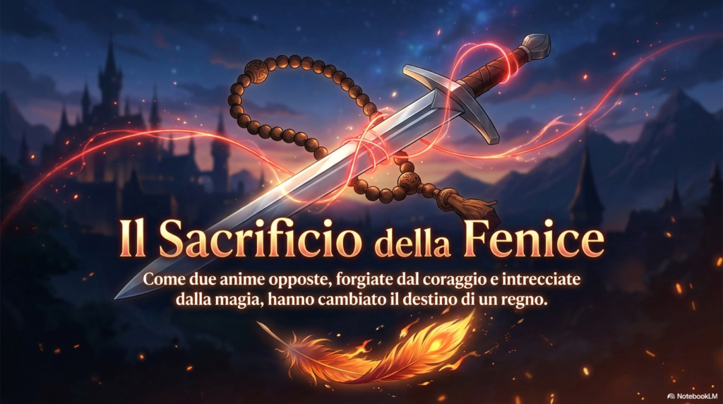l'immagine rappresenta il sacrificio della fenice come rinascita