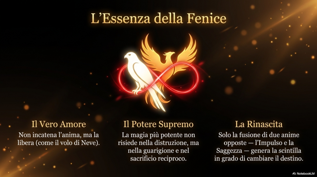 regno della Fenice e la sua essenza. amore , potere supremo, rinascita