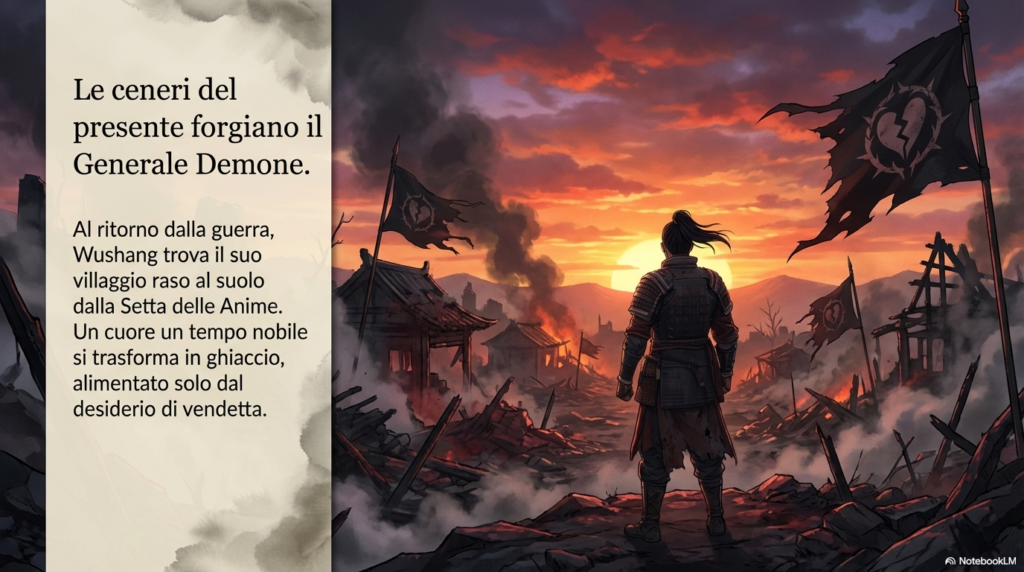 Il ritorno di Wushang e la scoperta della distruzione del suo villaggio
