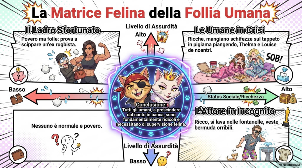 Come appaiono gli umani agli occhi dei gatti? Bella domanda... Ce lo spiegano Jolly Roger e Melisenda